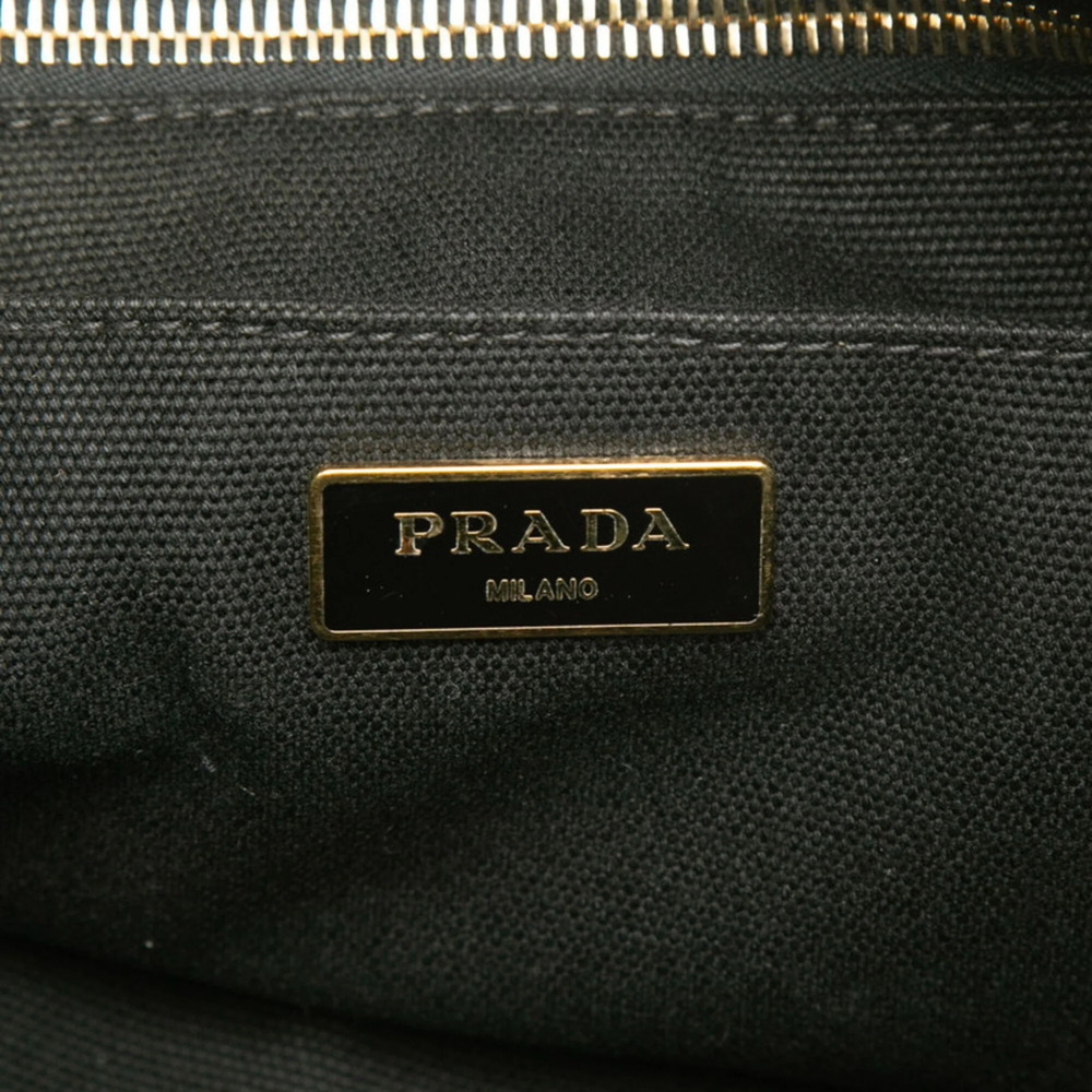 PRADA Black Canvas Shoulder Bag - Picture 5 of 6